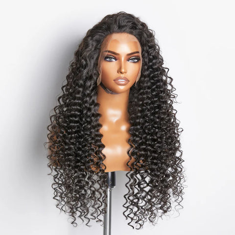 200% Density 13x4 Full Frontal Lace Wig Deep Wave 200% Density 13x4 Full Frontal Lace Wig Deep Wave