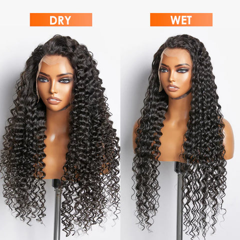 200% Density 13x4 Full Frontal Lace Wig Deep Wave 200% Density 13x4 Full Frontal Lace Wig Deep Wave