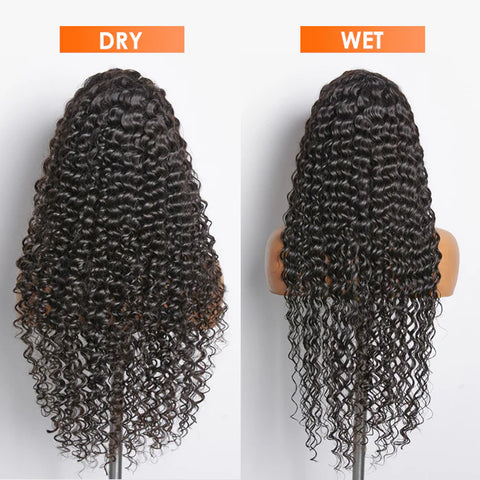 200% Density 13x4 Full Frontal Lace Wig Deep Wave 200% Density 13x4 Full Frontal Lace Wig Deep Wave