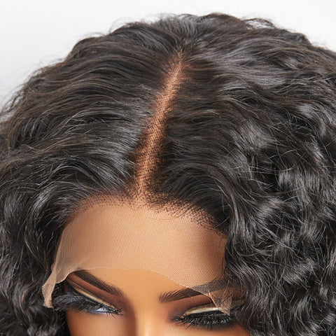 5x5 Glueless Lace Closure Bob Wig 150% Density Water Wave 5x5 Glueless Lace Closure Bob Wig 150% Density Water Wave