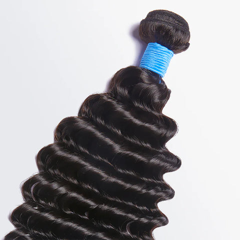 10-30 Inch Deep Wavy Virgin Brazilian Hair #1B Natural Black 10-30 Inch Deep Wavy Virgin Brazilian Hair #1B Natural Black