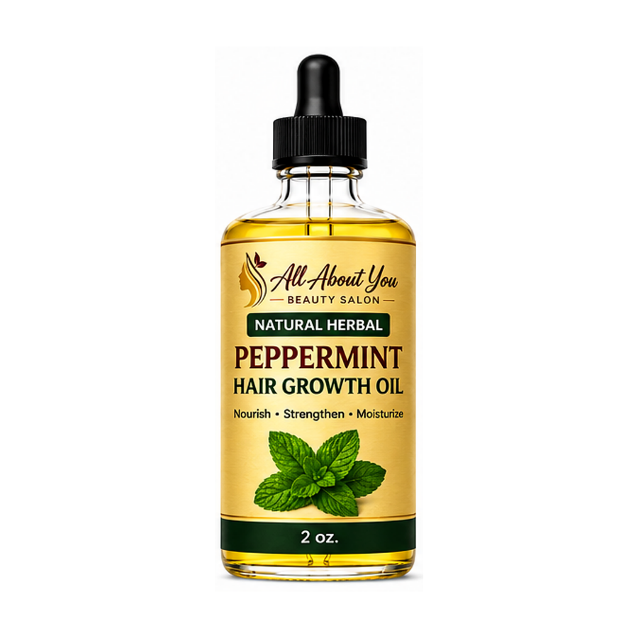 Peppermint Growth Oil | Made with Natural Herbal Ingredients | 2 oz