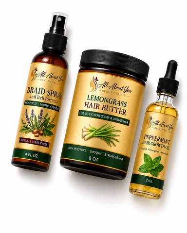 Braid Essentials Bundle for 4C, Rough & Unruly Hair