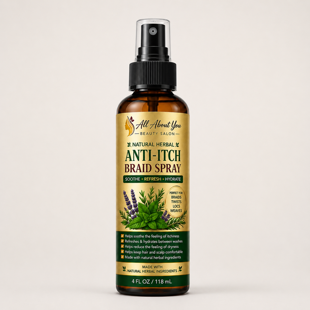 Anti-Itch Braid Spray | Made with Natural Herbal Ingredients | 4 oz