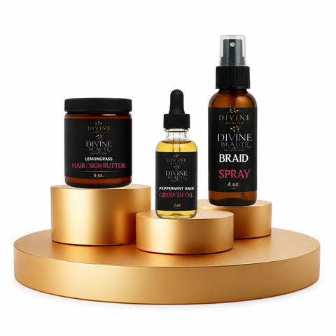 Organic Braid Essential Bundle for Healthy Protective Styles