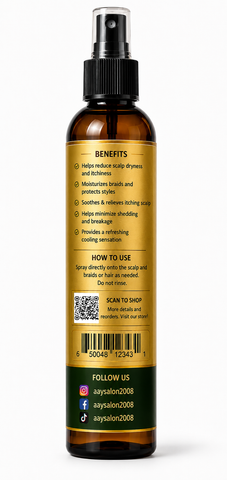 Organic Braid Spray for Hydrated, Healthy Protective Styles
