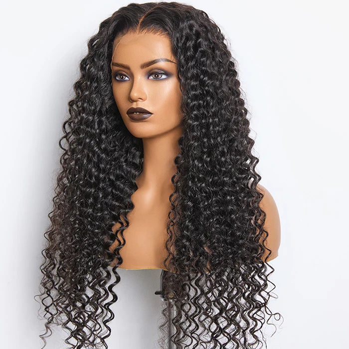 180% Density HD 13x4 Full Frontal Lace Wig Deep Wave