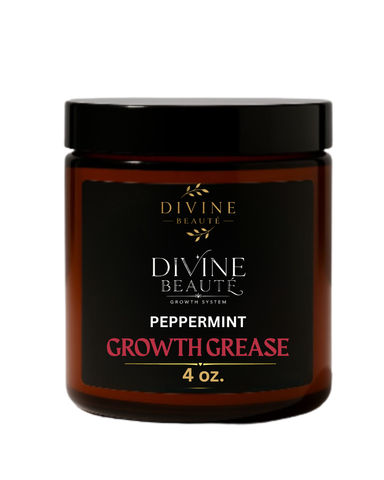 Organic Peppermint Growth Grease for Scalp Moisture & Stronger Hair