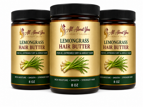 Organic Lemongrass Hair & Skin Butter for Deep Moisture