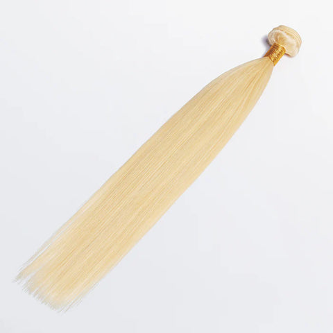 12-30 Inch #613 Lightest Blonde Straight Colored Remy Hair