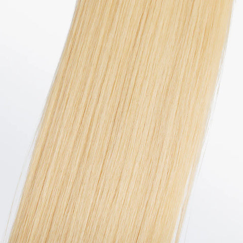 12-30 Inch #613 Lightest Blonde Straight Colored Remy Hair