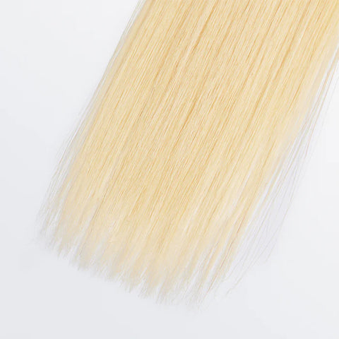 12-30 Inch #613 Lightest Blonde Straight Colored Remy Hair