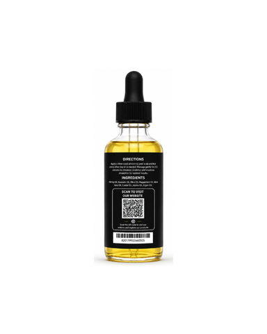 Organic Peppermint Hair Growth Oil for Stronger, Healthier-Looking Hair