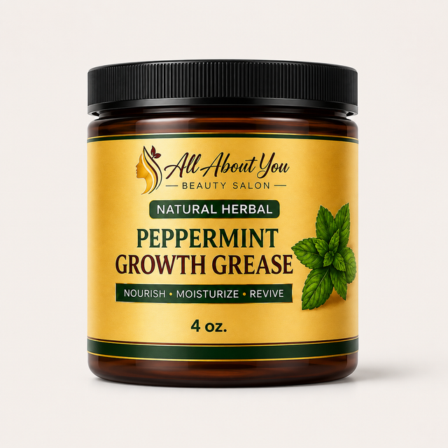 Peppermint Growth Grease | Made with Natural Herbal Ingredients | 4 oz