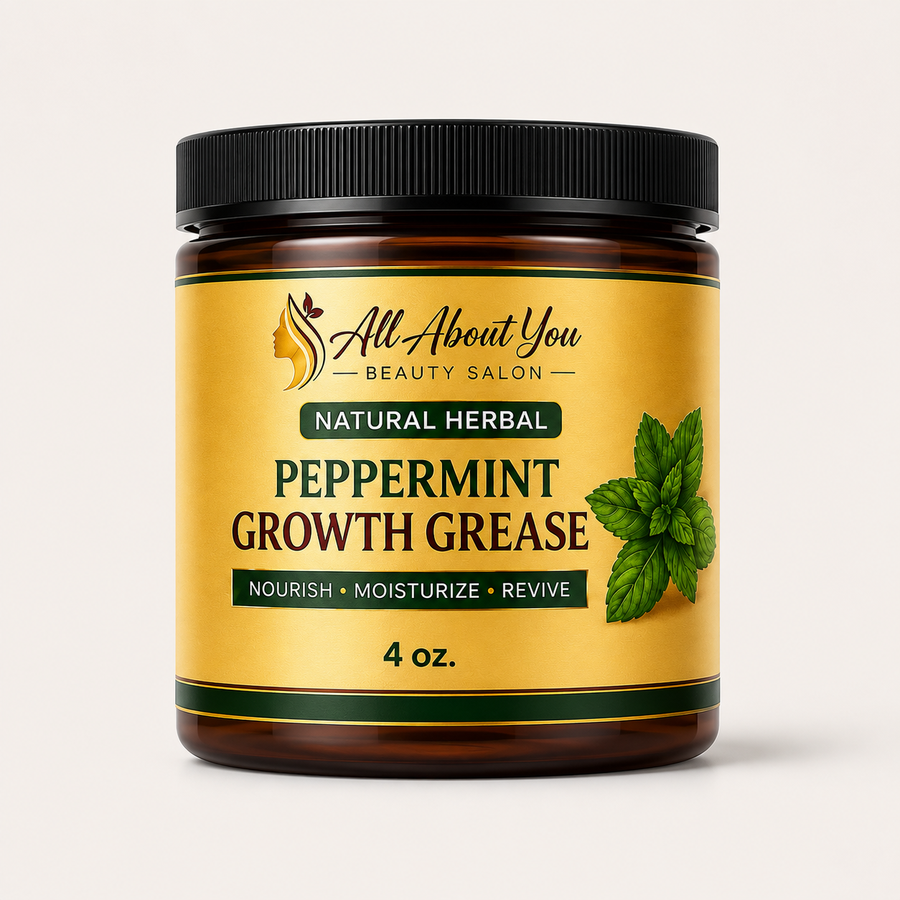 Peppermint Growth Grease | Made with Natural Herbal Ingredients | 4 oz