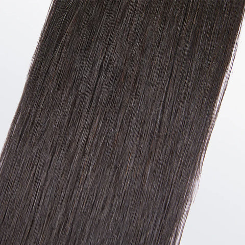 10-30 Inch 12A Premium Raw Indian Hair Straight #1B Natural Black ｜One Bundle