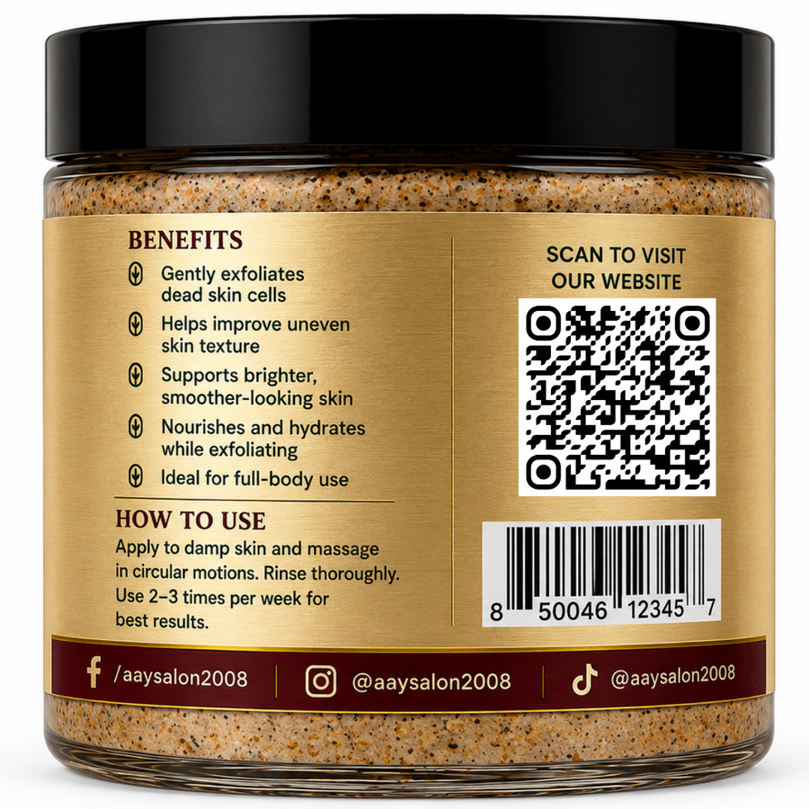 Skin Brightening Scrub | Made with Natural Herbal Ingredients | 8 oz