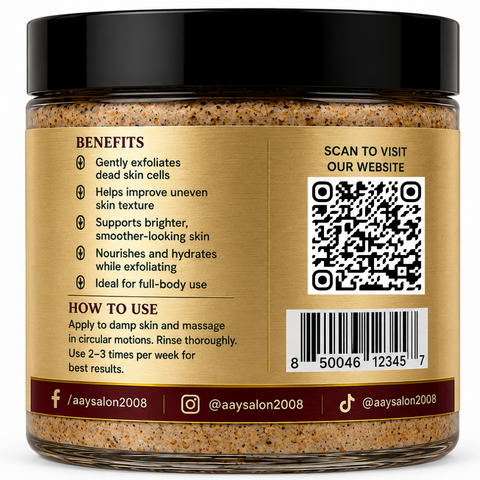 Brightening Body Scrub for Smooth, Glowing Skin